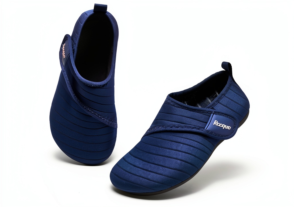 Racqua kids water shoes on a beach