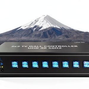4K60 2x2 Video Wall Controller with HDMI 2.0 USB inputs 1x2 1x3 1x4 2x1 3x1 4x1 UHD TV Wall Controller for 4 TVs Support USB Auto Display and Play max 4096x2160@60 Video Picture-0