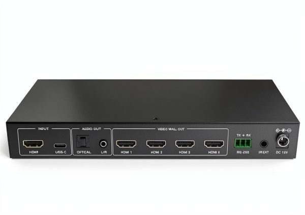 4K60hz HDMI Video Wall Controller KEQINX 2x2 USB C 180° Rotation-8