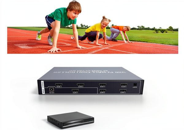 ISEEVY 4K UHD Video Wall Controller 2x3/3x2 4K30 for 6 TV Splicing-1
