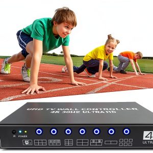 ISEEVY 4K UHD Video Wall Controller 2x3/3x2 4K30 for 6 TV Splicing-0