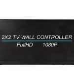 2x2 4K 30Hz HDMI Video Wall Controller, 8 Splicing Modes (1x1, 2x2, 1x2, 1x3, 1x4, 2x1, 3x1, 4x1), 180 Degree Rotation, Remote Control, Plug and Play-0