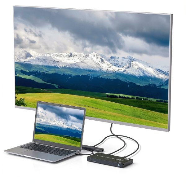 4K Video Wall Controller 2x2 TV Wall Controller 4x1 - HDMl Video Wall Processor with Remote, 8 Splicing Modes, HDMI/VGA Inputs, Splicing Display for 4 TV Screens into 1 Wall Display-2