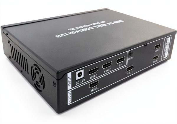 ISEEVY 4K60 UHD Video Wall Controller 2x2 1x2 2x1 1x3 3x1 1x4 4x1 TV Wall Controller for 4 TV Splicing Display Support 3840x2160@60Hz Inputs and Rotate 90 Degree for Portrait Mode Screens-7